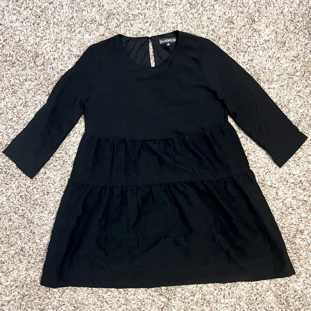 Women’s black crystal doll dress size S
